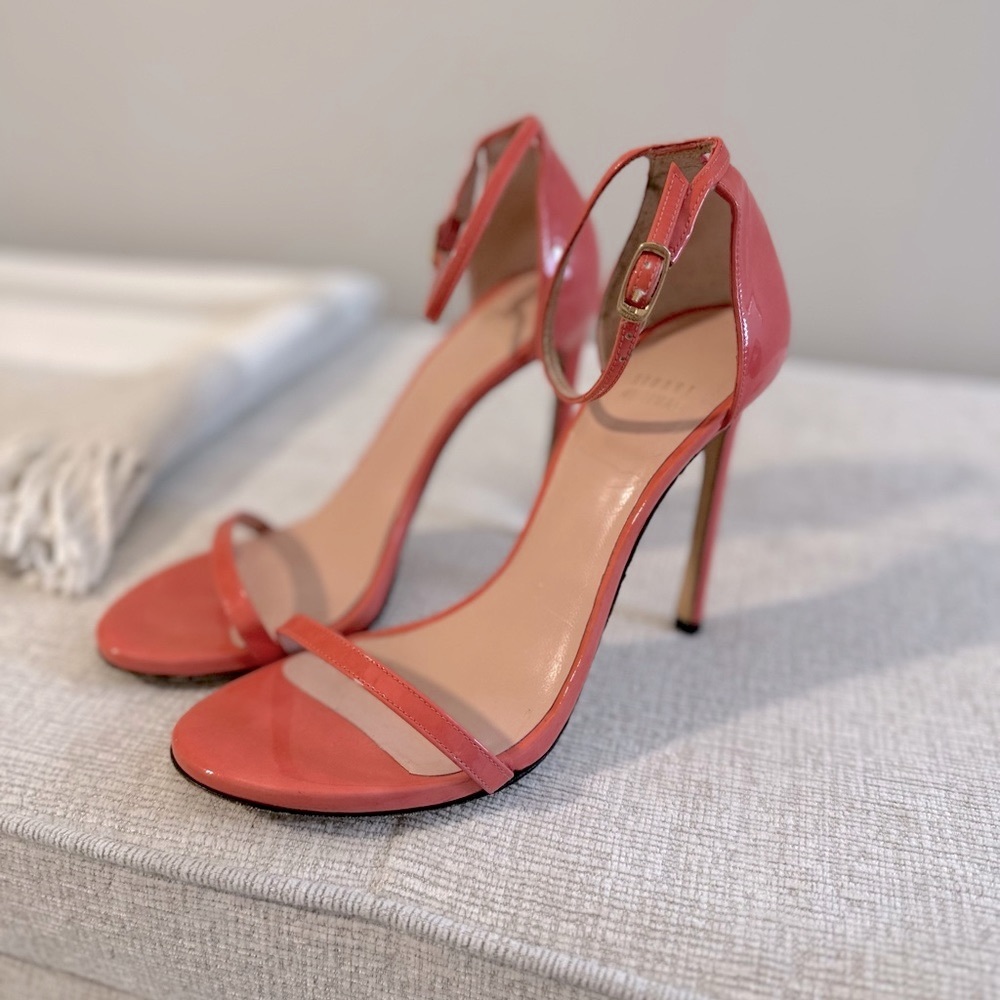 Stuart Weitzman Coral Nudist heels 8.5